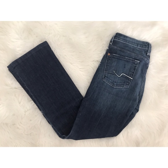 7 For All Mankind Flare Jeans in Size 27 - Picture 3 of 5